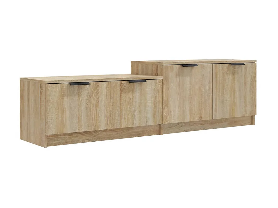 Meuble TV Chêne sonoma 158,5x36x45 cm Bois d'ingénierie BE19052