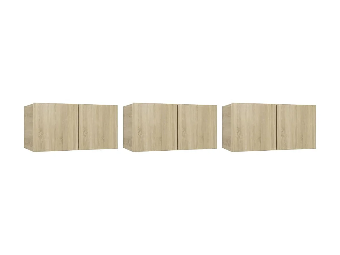 Ensemble de meubles TV 5 pcs Chêne sonoma Bois d'ingénierie BE45619