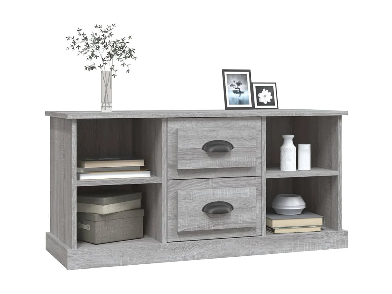 TV-Schrank,TV-Möbel Grau Sonoma 99,5x35,5x48 cm Holzwerkstoff -gkd793778