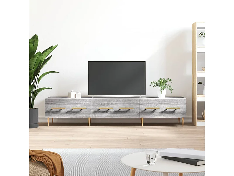 Meuble TV sonoma BEis 150x36x30 cm bois d'ingénierie BE95132