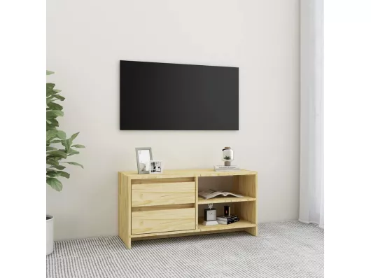 Kauf Unique TV-Schrank,TV-Möbel 80x31x39 cm Massivholz Kiefer -gkd398610