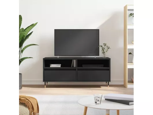 Kauf Unique TV-Schrank,TV-Möbel Schwarz 100x34,5x44,5 cm Holzwerkstoff -gkd227853