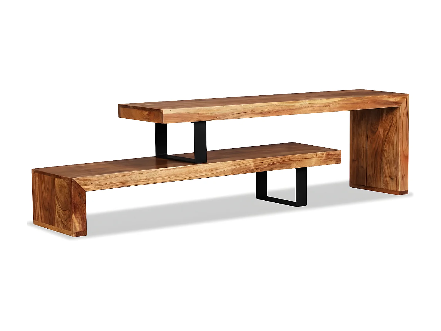 Meuble TV Bois d'acacia massif BE91714