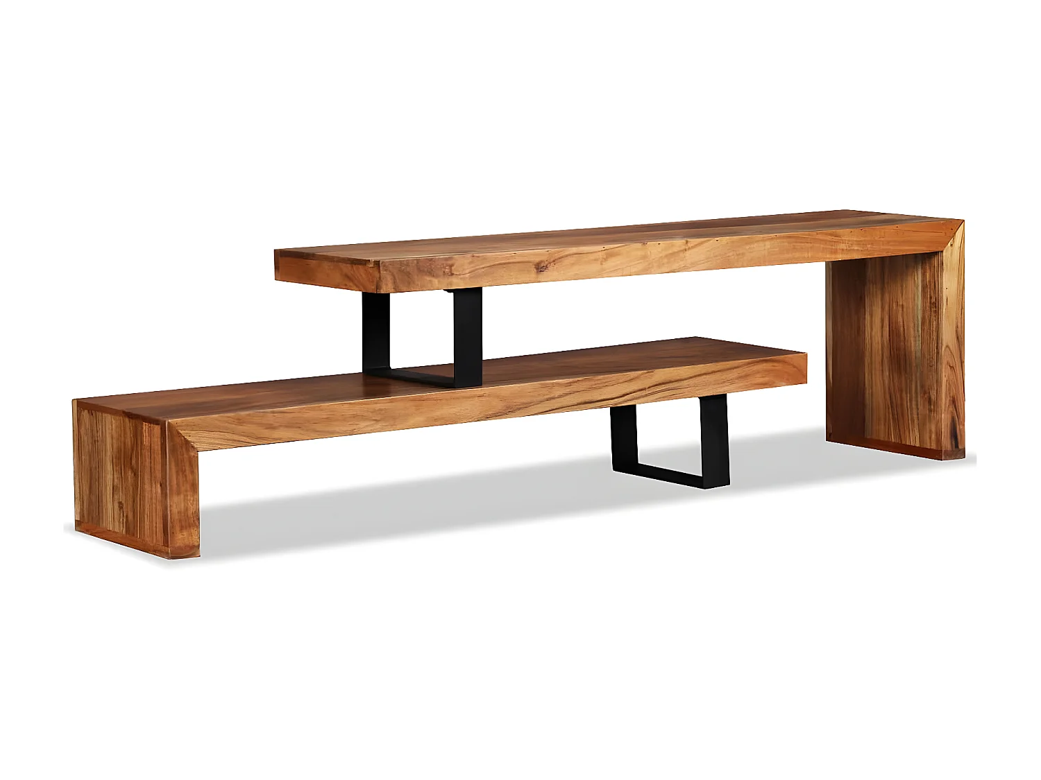 Meuble TV Bois d'acacia massif BE91714