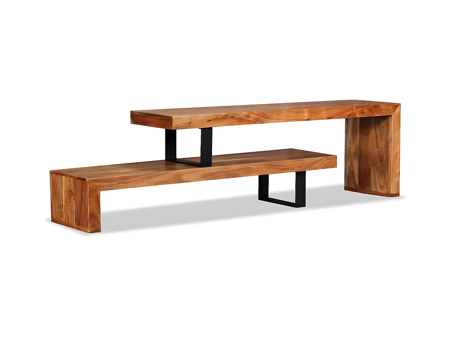 Meuble TV Bois d'acacia massif BE91714