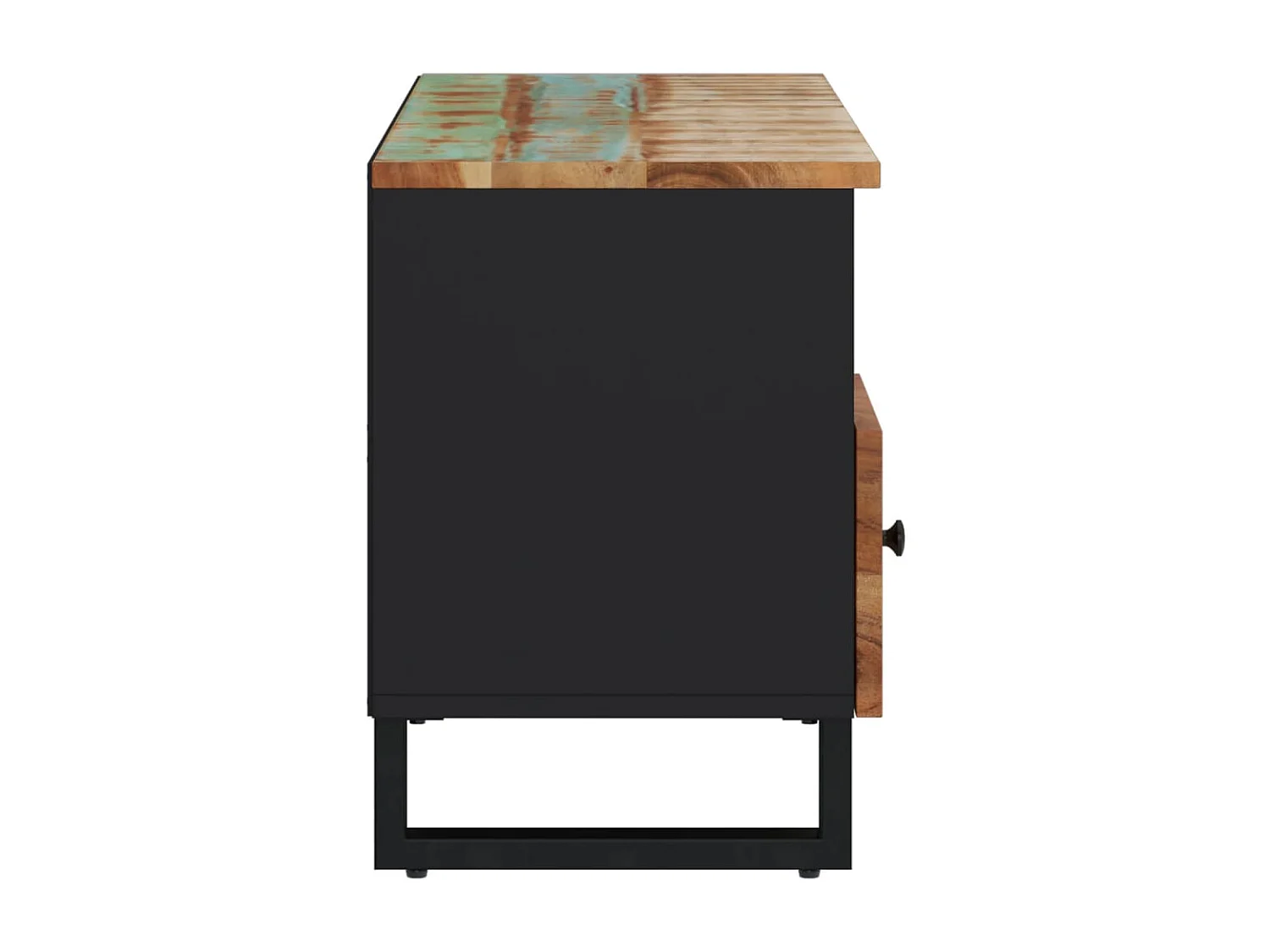 Meuble TV 100x33x46 cm bois de récupération et d'ingénierie BE11760