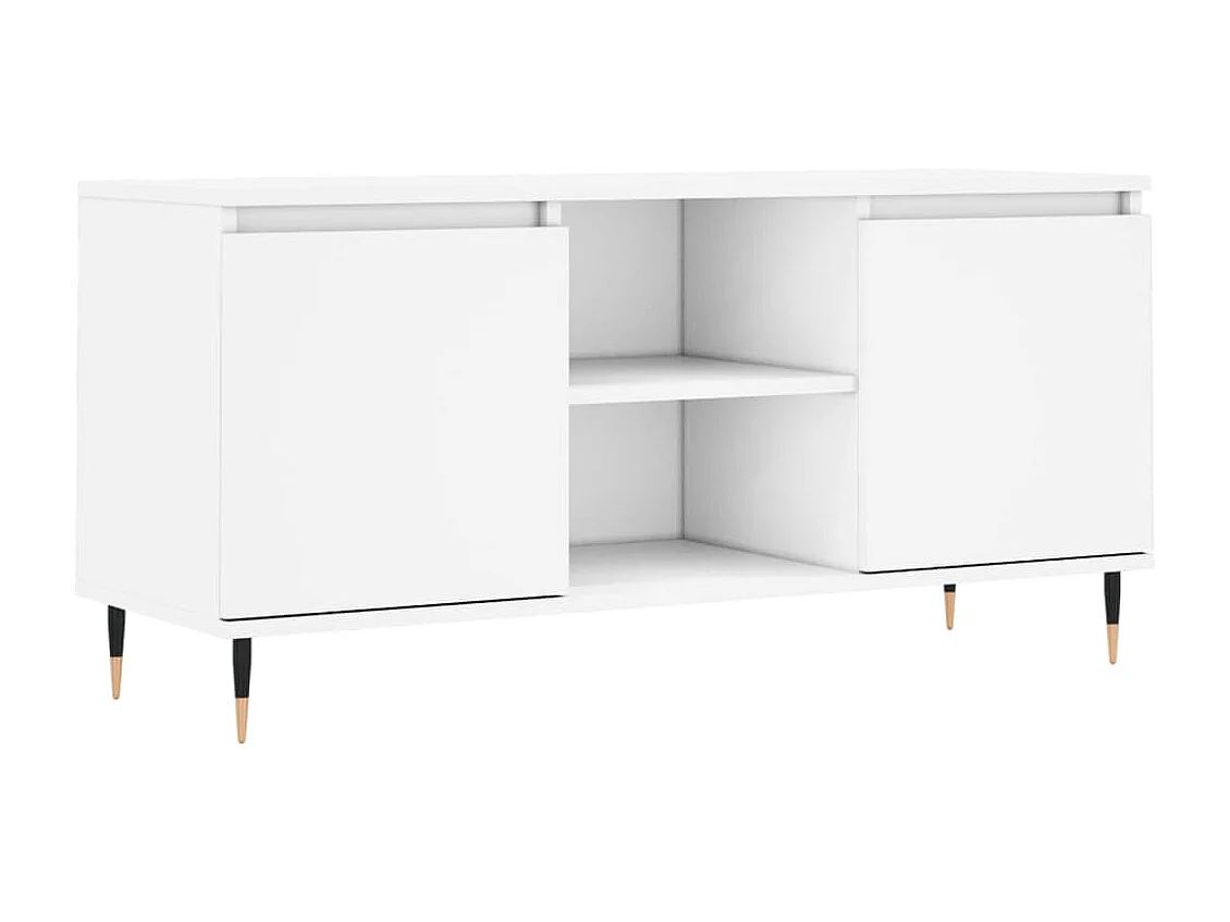 TV-Schrank,TV-Möbel Weiß 104x35x50 cm Holzwerkstoff -gkd572181