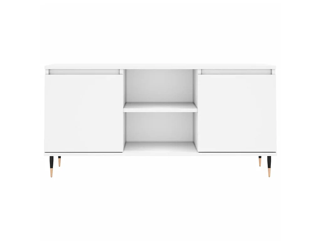TV-Schrank,TV-Möbel Weiß 104x35x50 cm Holzwerkstoff -gkd572181
