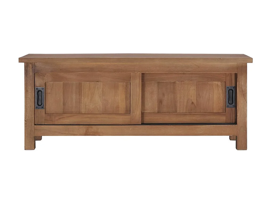 TV-Schrank,TV-Möbel 90×30×35 cm Massivholz Teak -gkd623800