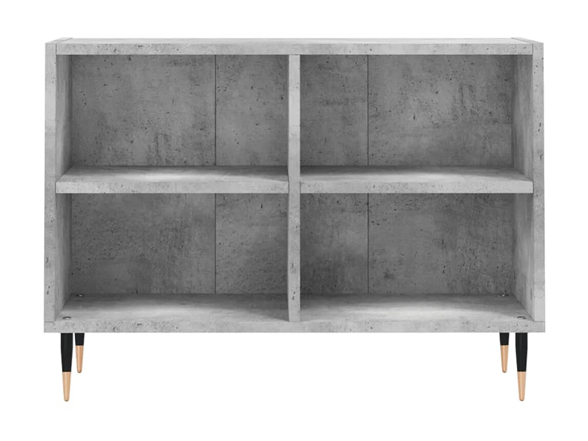 Meuble TV BEis béton 69,5x30x50 cm bois d'ingénierie BE97432