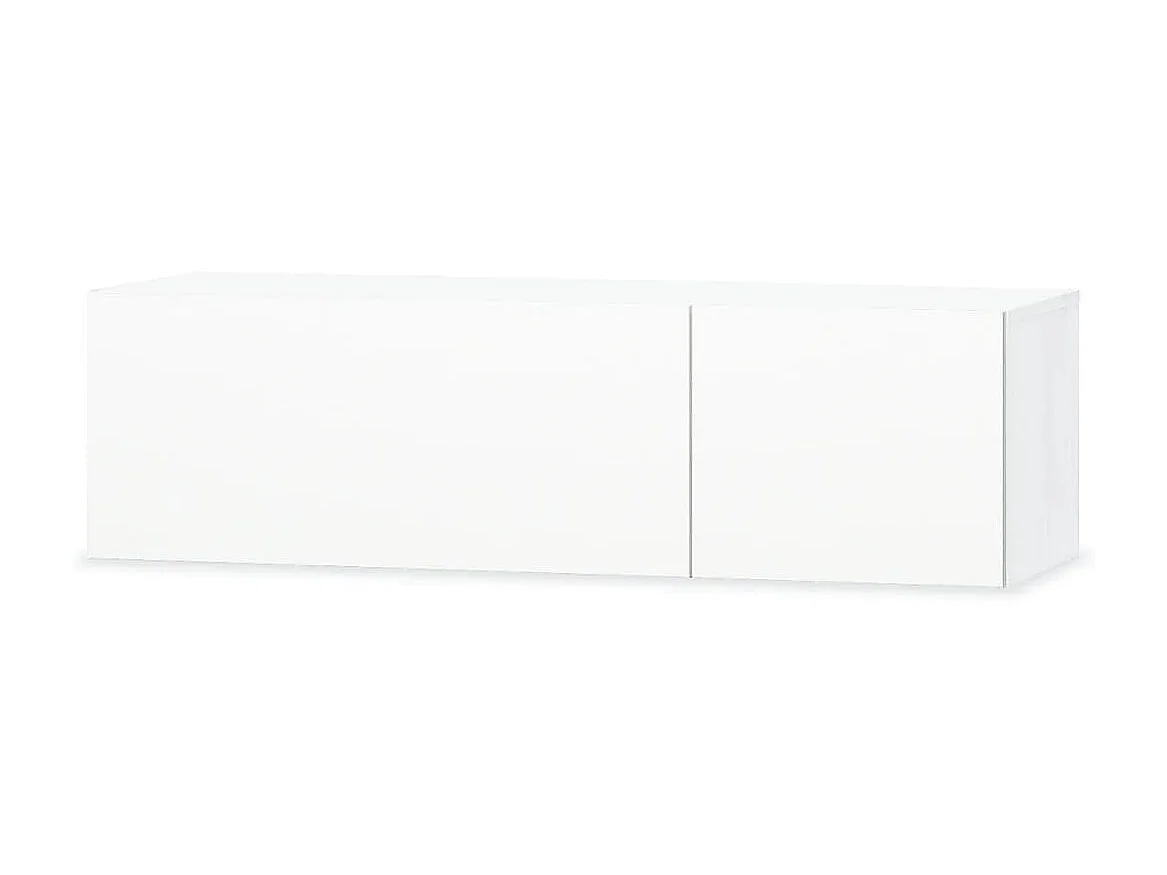 2 Stk.TV-Schränke,TV-Möbel Holzwerkstoff 120x40x34 cm Hochglanz Weiß -gkd167413