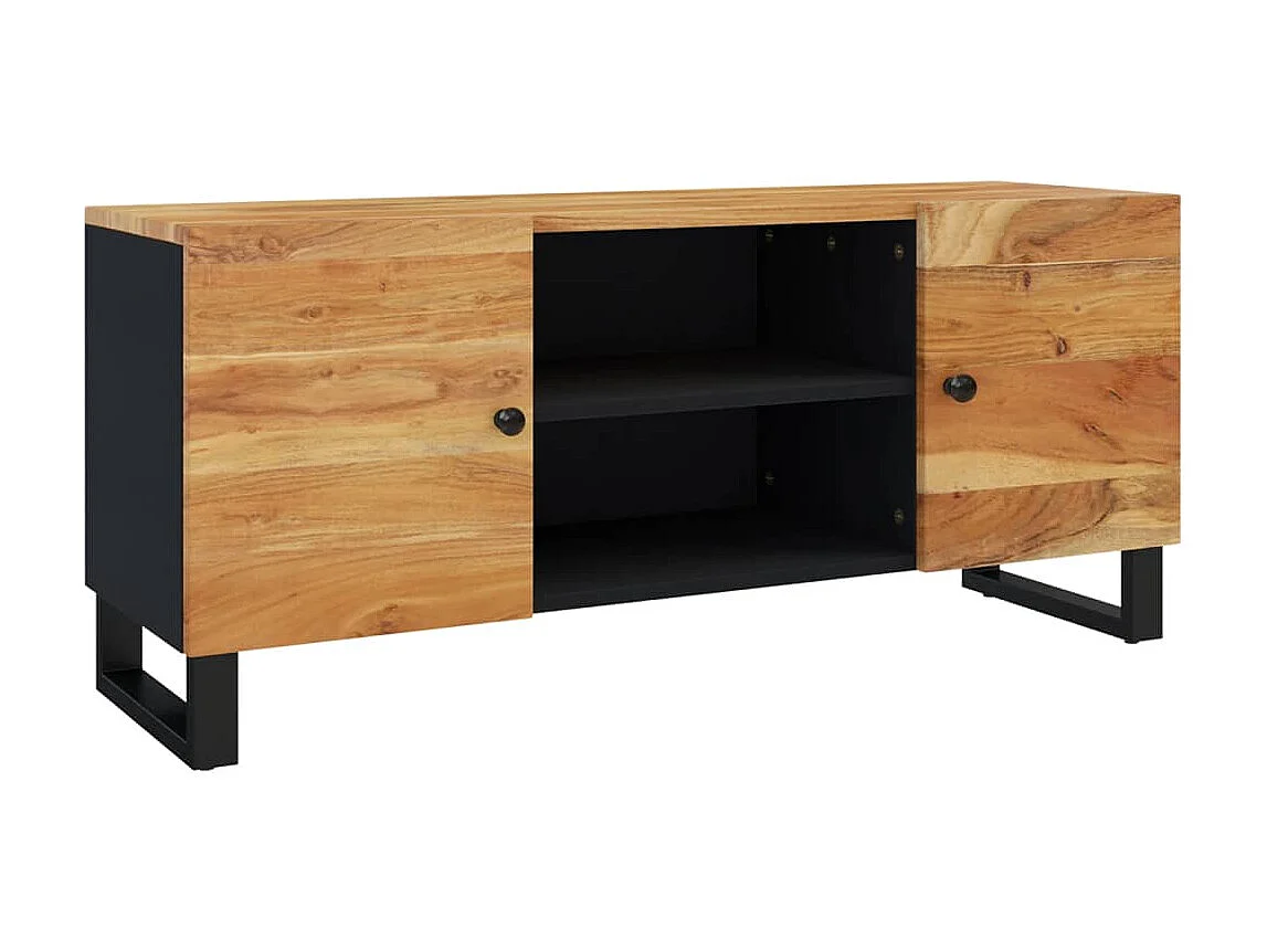 Meuble TV 105x33x46 cm Bois d'acacia massif BE51507