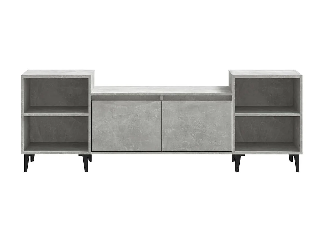 TV-Schrank,TV-Möbel Betongrau 160x35x55 cm Holzwerkstoff -gkd464286
