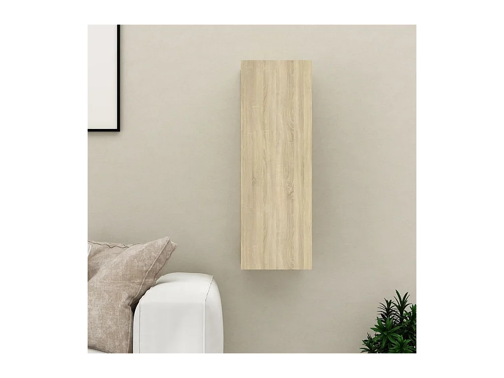 Meuble TV Chêne sonoma 30,5x30x90 cm Bois d’ingénierie BE46448