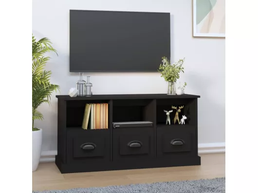 Kauf Unique TV-Schrank,TV-Möbel Schwarz 100x35x50 cm Holzwerkstoff -gkd226688