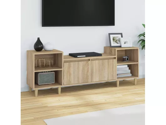 Kauf Unique TV-Schrank,TV-Möbel Sonoma-Eiche 160x35x55 cm Holzwerkstoff -gkd306298