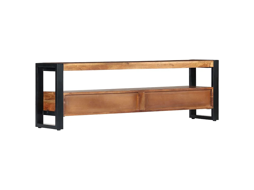 Meuble TV 140x30x45 cm Bois d'acacia massif BE20865