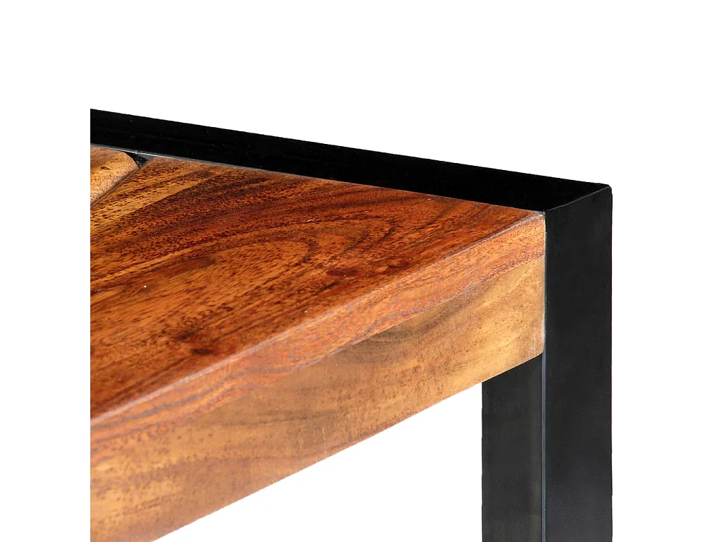 Meuble TV 140x30x45 cm Bois d'acacia massif BE20865