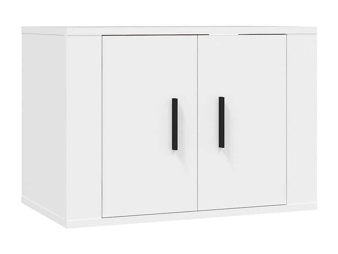 4-tlg. TV-Schrank-Set,TV-Möbel Weiß Holzwerkstoff -gkd27277