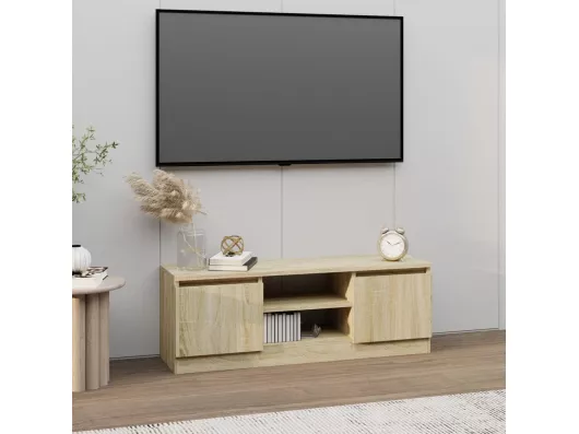 Kauf Unique TV-Schrank,TV-Möbel mit Tür Sonoma-Eiche 102x30x36 cm -gkd94408