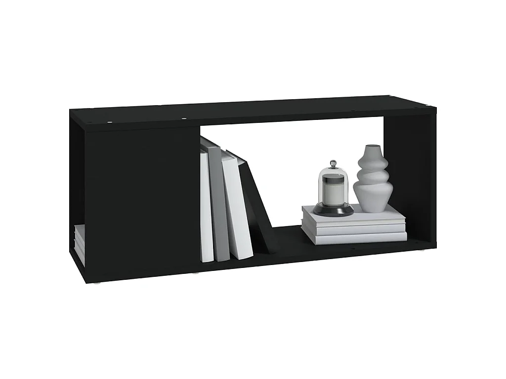 TV-Schrank,TV-Möbel Schwarz 80x24x32 cm Holzwerkstoff -gkd28711