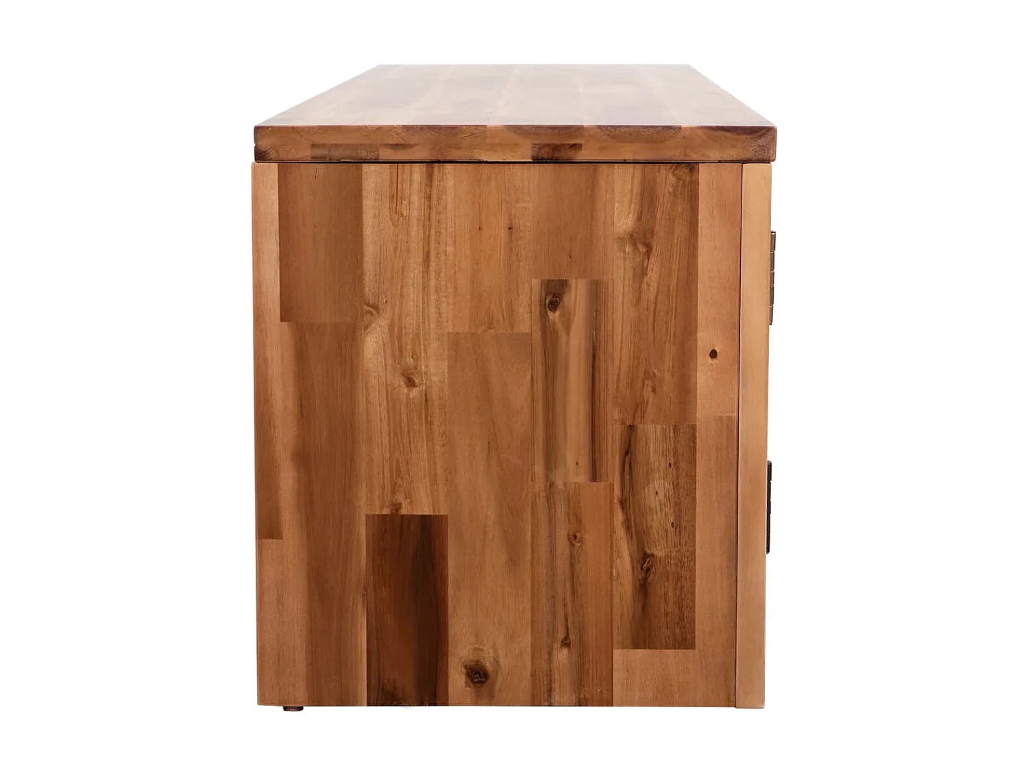 Meuble TV Bois massif d'acacia 120 x 35 x 40 cm BE48830