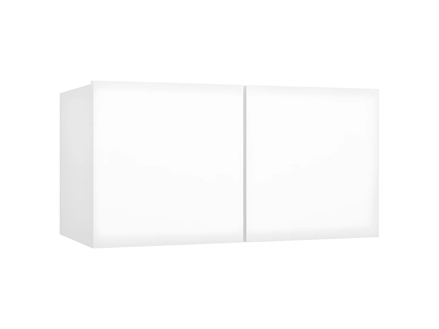 Conjunto móveis de TV 6 pcs madeira processada branco PT686215