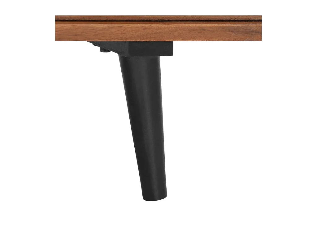 Mueble de TV madera maciza de acacia 140x30x40 cm ES63764