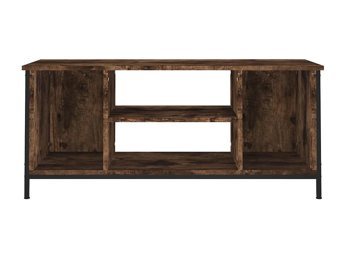Meuble TV chêne fumé 102x35x45 cm bois d'ingénierie BE56050