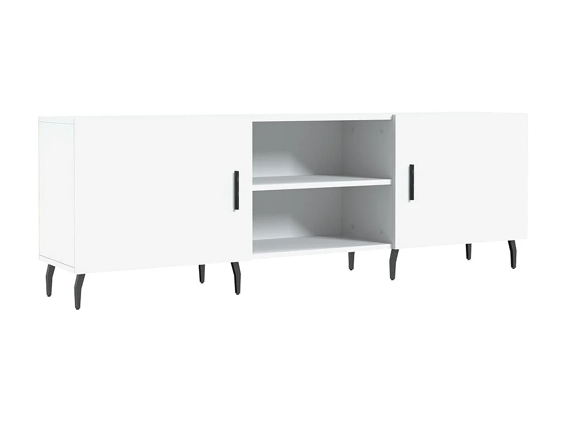 Mueble para TV madera de ingeniería blanco 150x30x50 cm ES58594