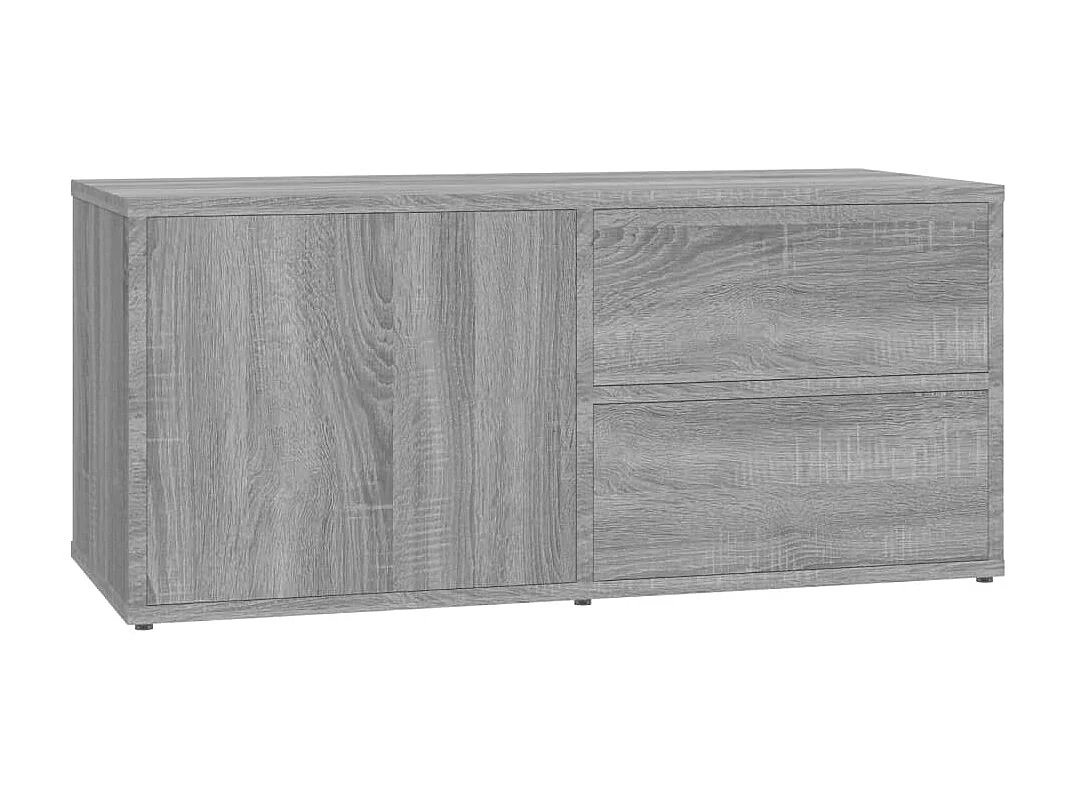 TV-Schrank,TV-Möbel Grau Sonoma 80x34x36 cm Holzwerkstoff -gkd700947