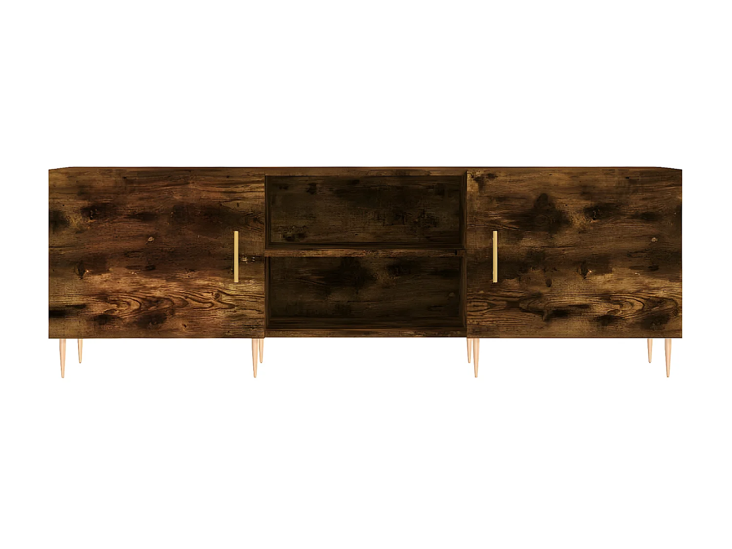 TV-Schrank,TV-Möbel Räuchereiche 150x30x50 cm Holzwerkstoff -gkd426154