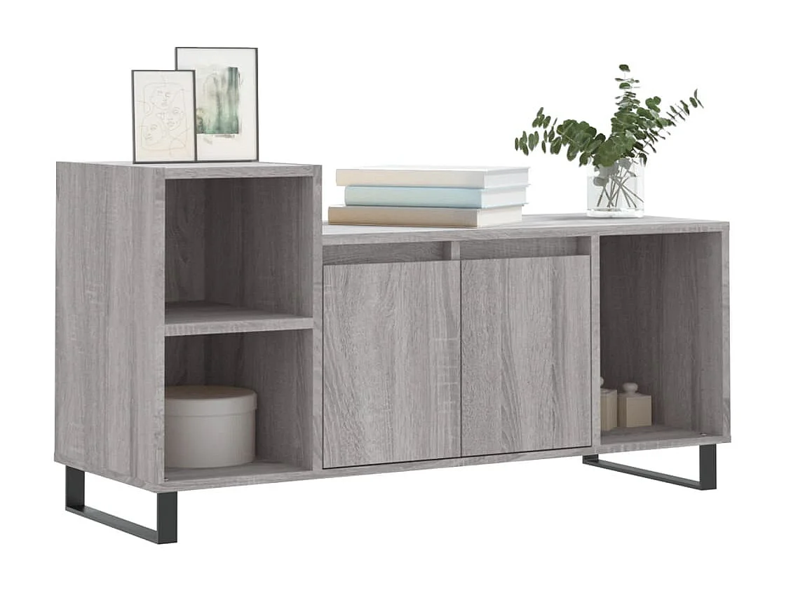 TV-Schrank,TV-Möbel Grau Sonoma 100x35x55 cm Holzwerkstoff -gkd214989