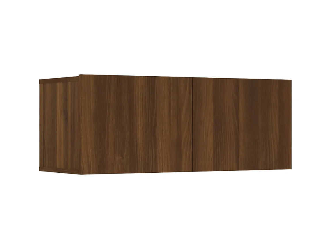 Ensemble de meubles TV 7 pcs Chêne marron Bois d'ingénierie BE32356