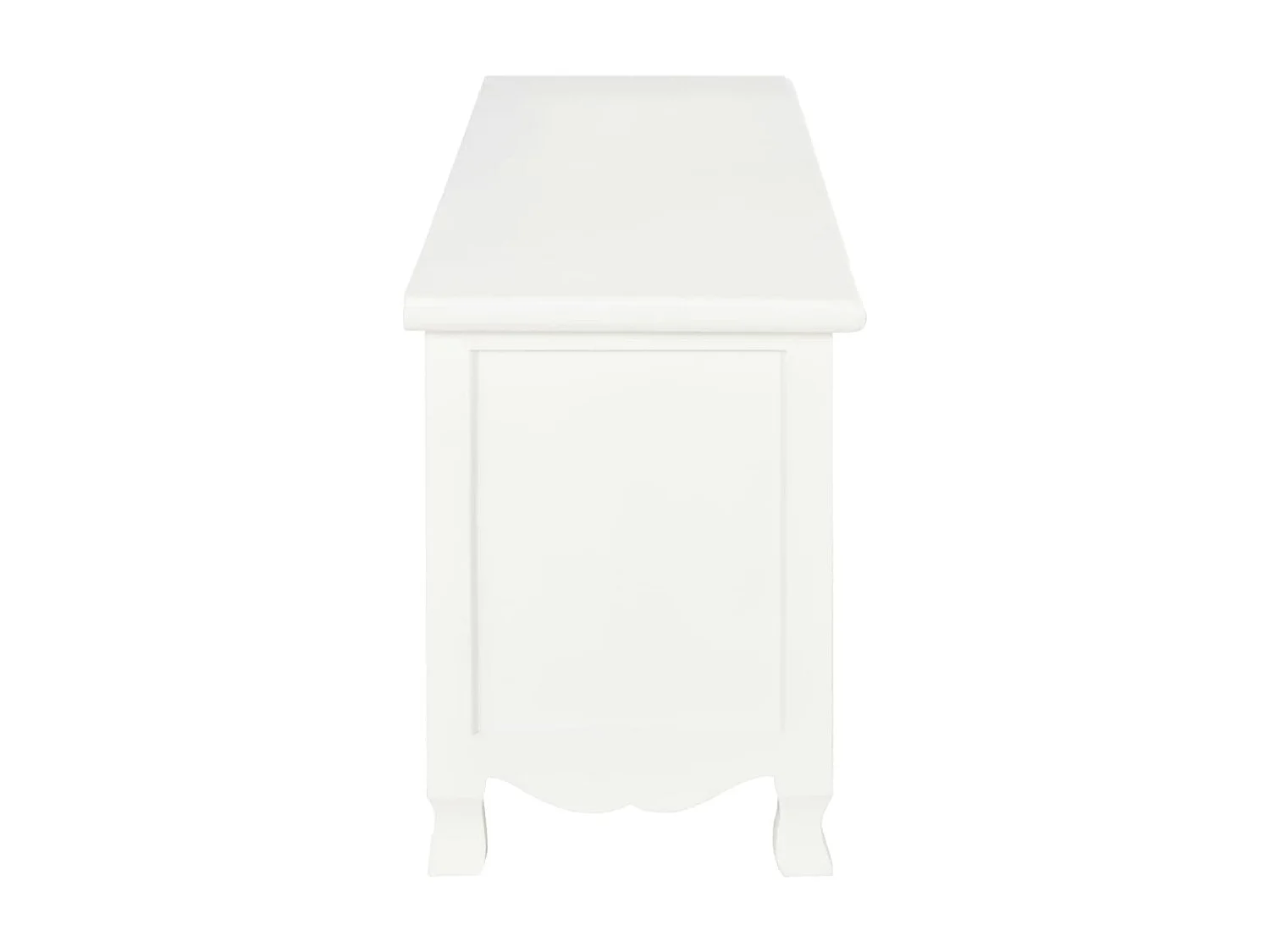 Meuble TV Blanc 120 x 30 x 40 cm Bois BE94824