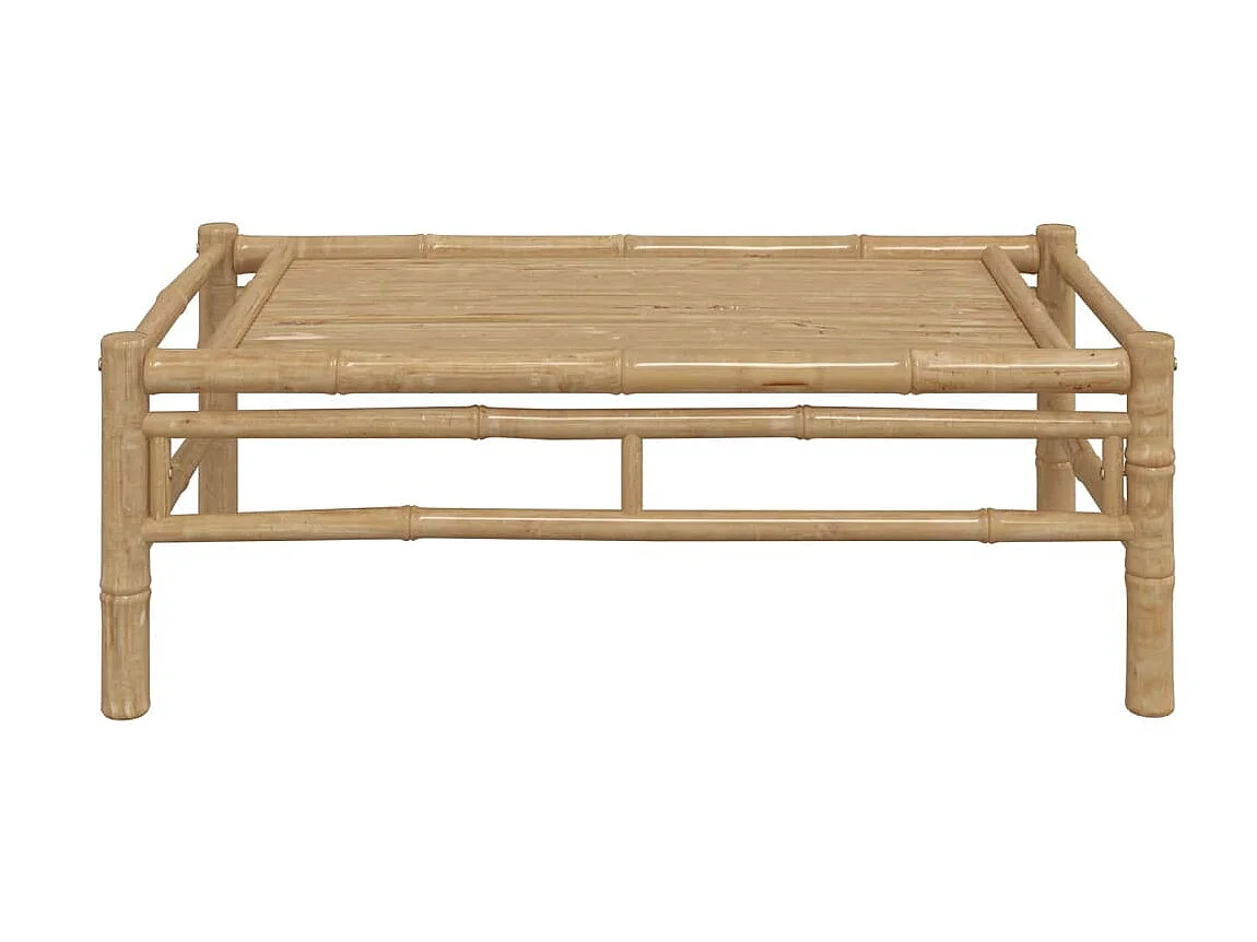 Table basse de jardin 100x55x33 cm bambou OFR19149 BonneVie Meuble