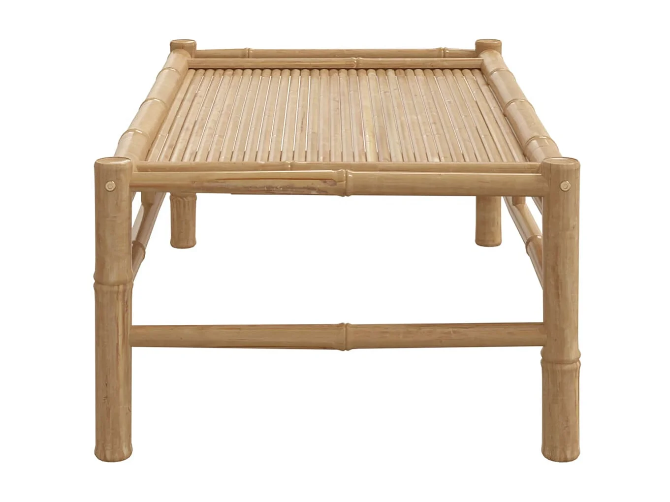 Mesa de centro de jardín bambú 100x55x33 cm ES520610