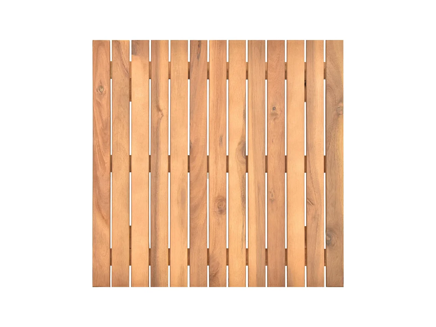 Table basse de jardin 60x60x36 cm Bois solide d'acacia OFR98569 BonneVie Meuble