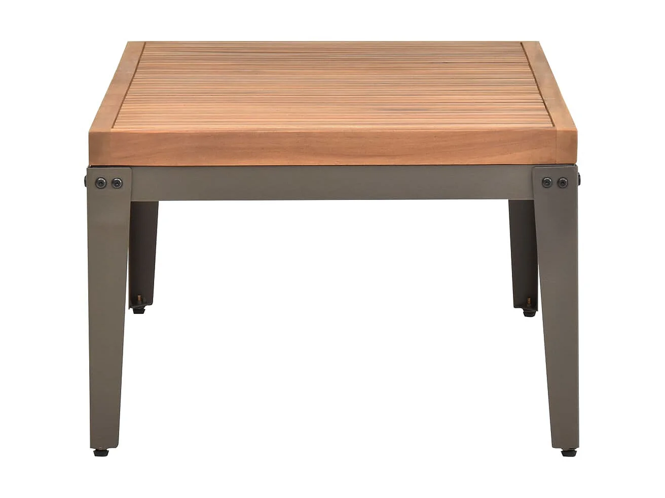 Table basse de jardin 110x55x36 cm Bois solide d'acacia OFR14456 BonneVie Meuble