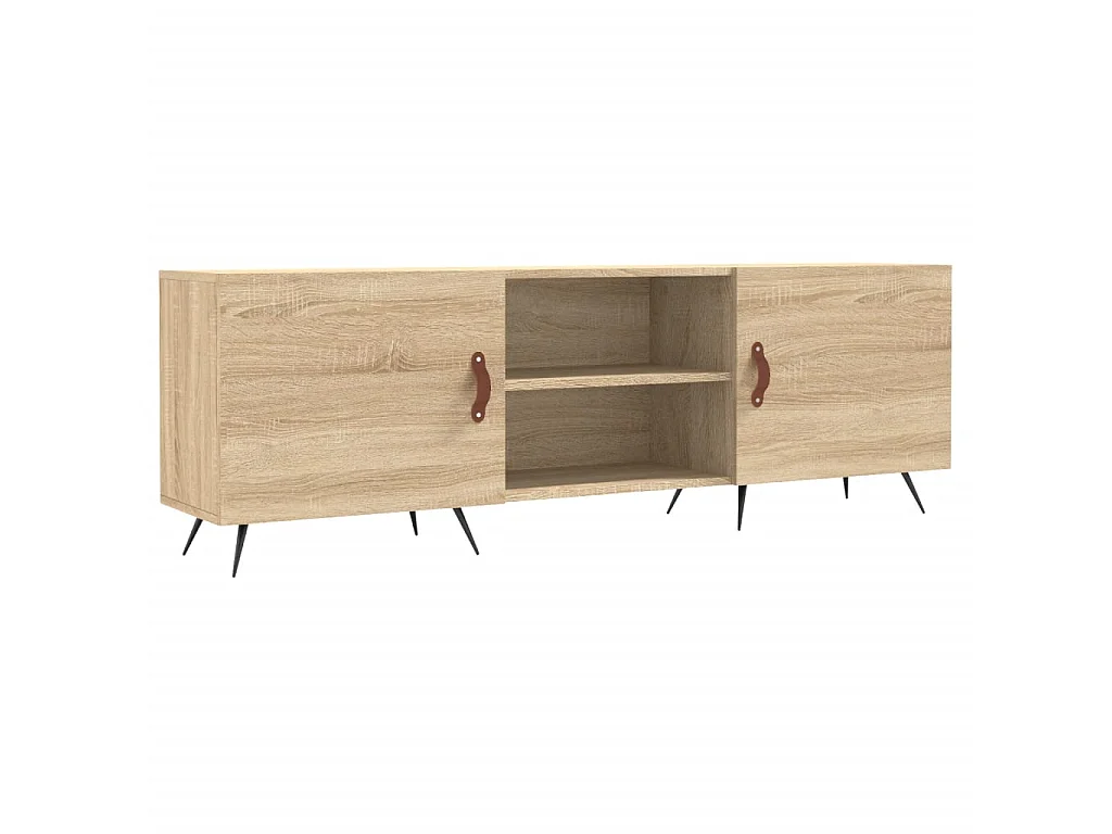 Meuble TV chêne sonoma 150x30x50 cm bois d'ingénierie GR32276