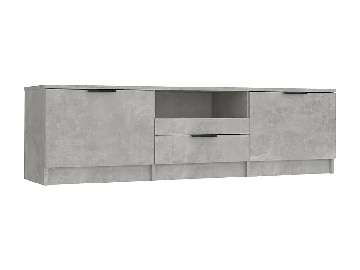 TV-Schrank,TV-Möbel Betongrau 140x35x40 cm Holzwerkstoff -gkd309187