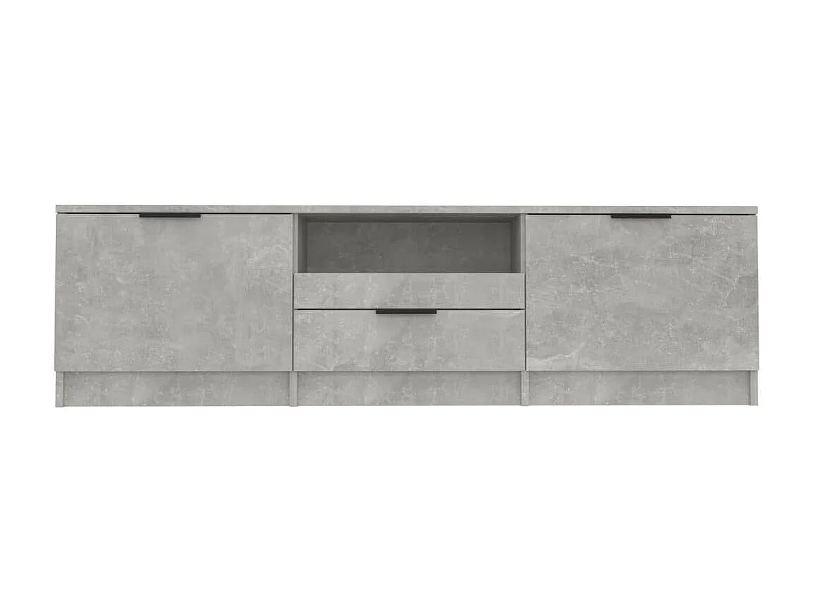 TV-Schrank,TV-Möbel Betongrau 140x35x40 cm Holzwerkstoff -gkd309187