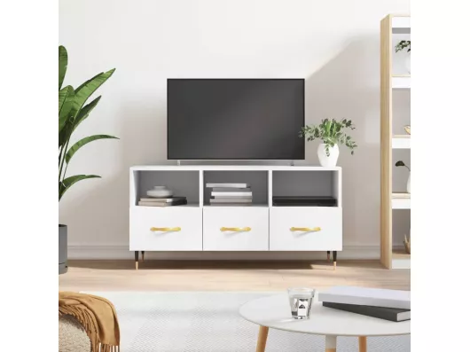 Kauf Unique TV-Schrank,TV-Möbel Weiß 102x36x50 cm Holzwerkstoff -gkd245852