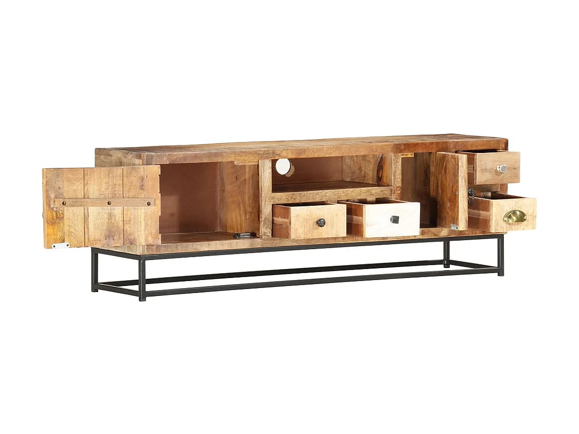 Tv-meubel 120x30x40 cm massief gerecycled hout NL172244