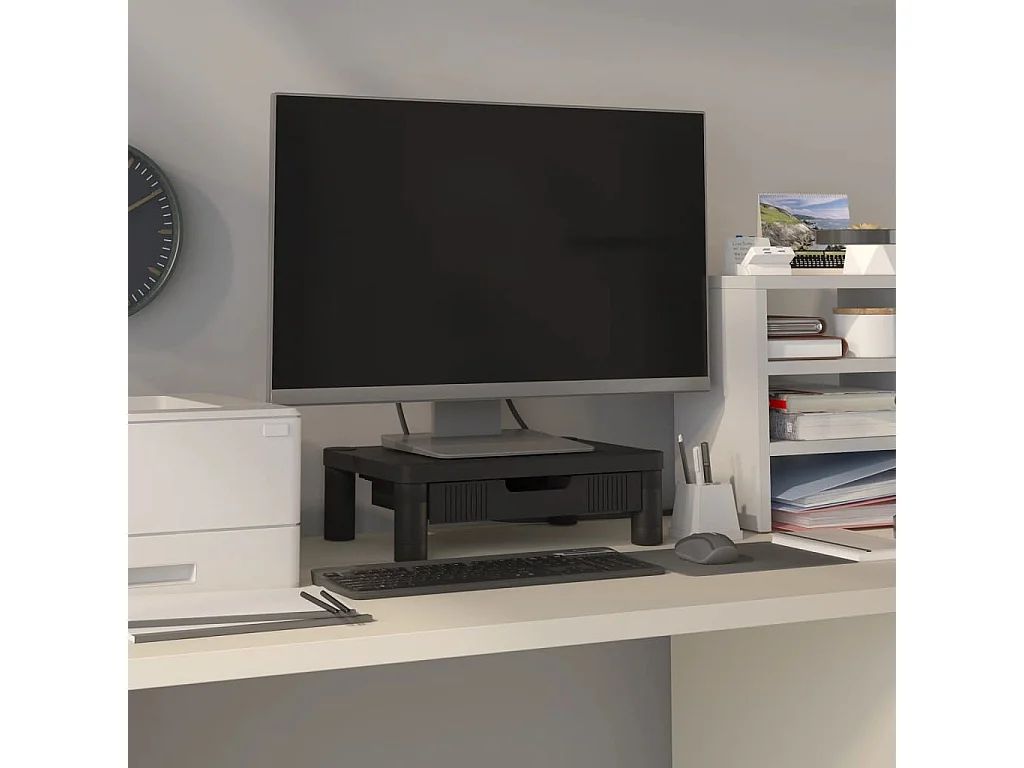 Suporte para monitor 43x30,5x13 cm preto PT809996