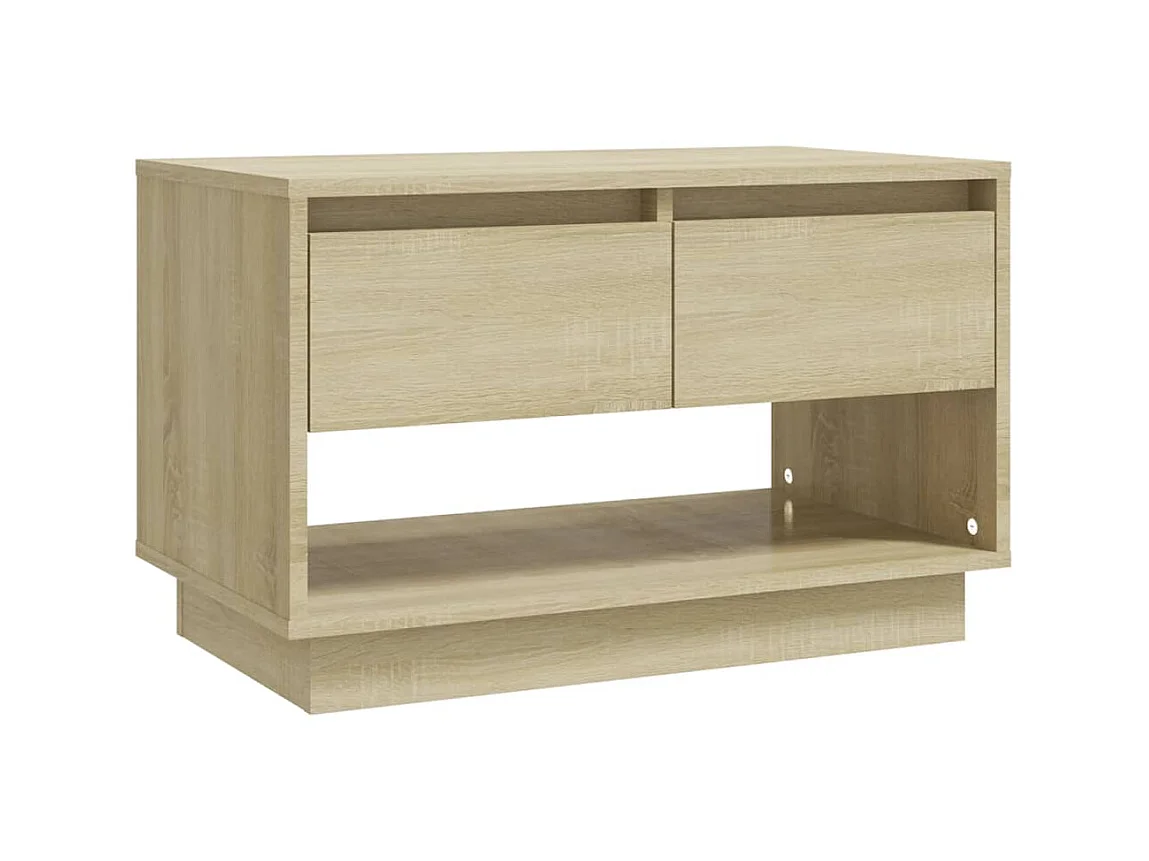 Meuble TV chêne sonoma 70x41x44 cm bois d'ingénierie BE97406