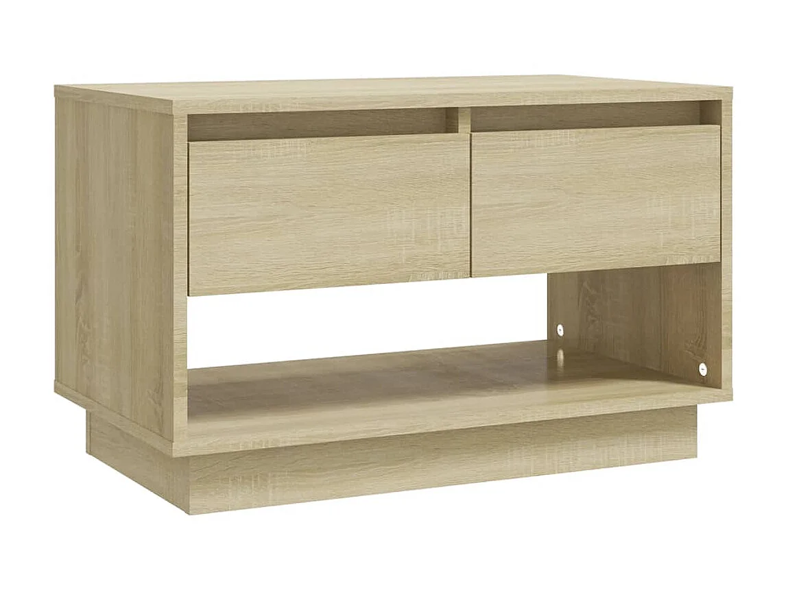 Meuble TV chêne sonoma 70x41x44 cm bois d'ingénierie BE97406