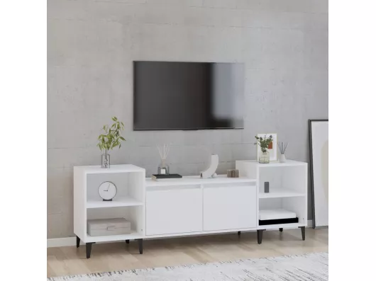 Kauf Unique TV-Schrank,TV-Möbel Weiß 160x35x55 cm Holzwerkstoff -gkd549025