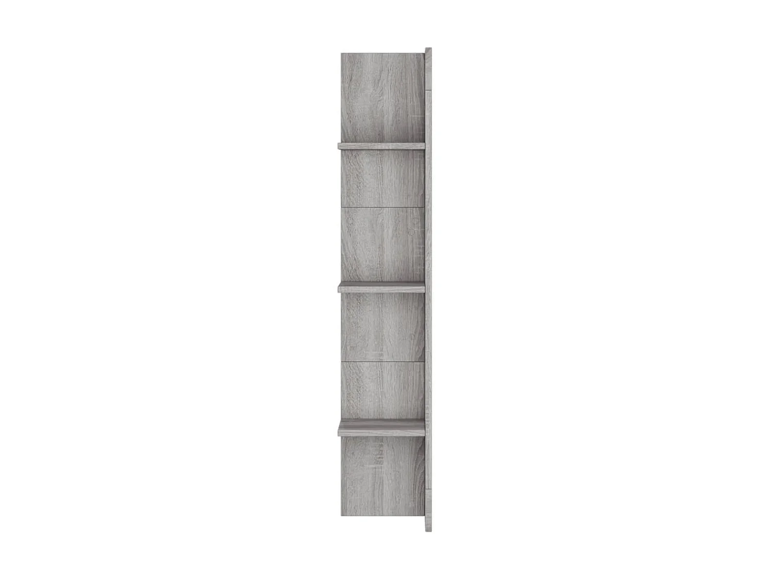 Meuble TV Moderne sonoma gris 152x22x113 cm bois d'ingénierie BE2359