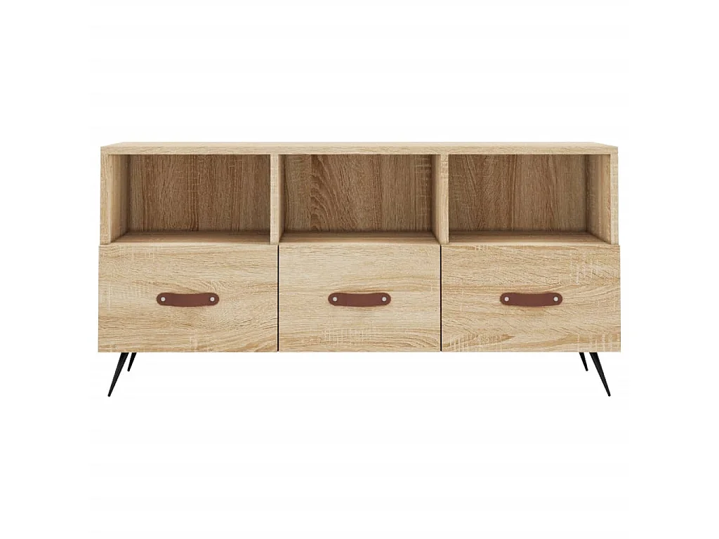 Meuble TV chêne sonoma 102x36x50 cm bois d'ingénierie BE53951